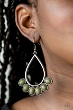 Load image into Gallery viewer, Stone Sky - Green Earrings