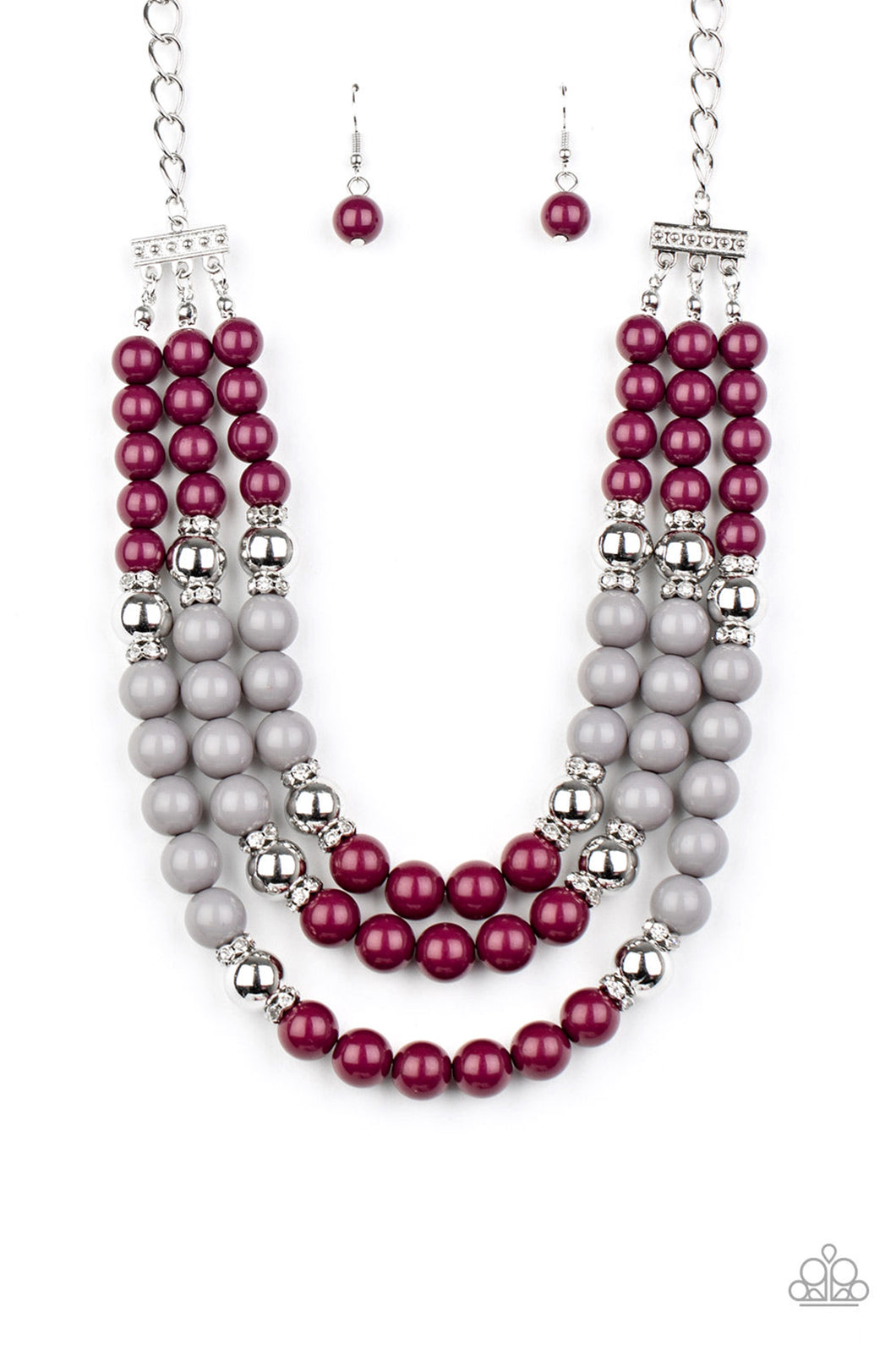 BEAD Your Own Drum - Purple Necklace