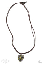 Load image into Gallery viewer, Shielded Simplicity - Brass Necklace