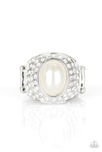 Load image into Gallery viewer, Glittering Go-Getter - White Ring