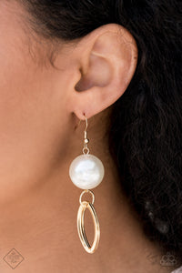 Big Spender Shimmer - Gold Earrings