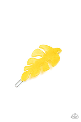 LEAF Your Mark - Yellow Barrette