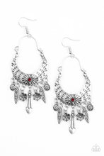 Load image into Gallery viewer, Nature Escape - Red Earrings