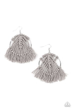 Load image into Gallery viewer, All About MACRAME - Silver Earrings