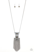 Load image into Gallery viewer, Totem Tassel - Green Necklace