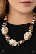Load image into Gallery viewer, In Good Glazes - Peach (Brown) Necklace