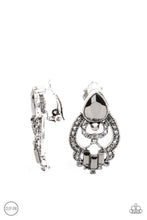 Load image into Gallery viewer, Glamour Gauntlet - Silver Clip-On Earrings