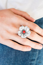 Load image into Gallery viewer, Boho Blossom - Red Ring