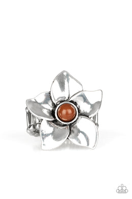 Ask For Flowers - Brown Ring