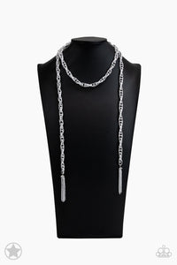 SCARFed for Attention - Silver Necklace