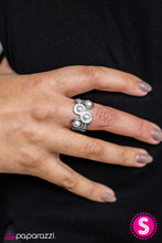 Load image into Gallery viewer, Sparkle and Stilettos - White Ring