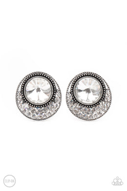 Off The RICHER-Scale - White Earrings