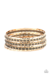 Back-To-Back Stacks - Multi (Mixed Metals) Bracelets