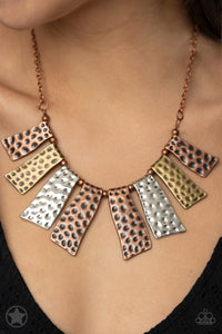 A Fan of the Tribe - Multi (Mixed Metals) Necklace