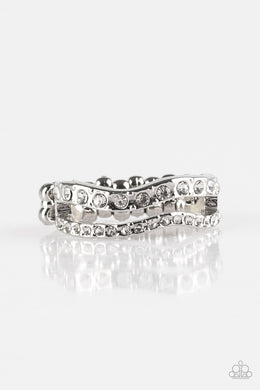 Elite Squad - White Dainty Ring