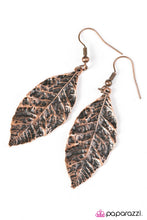 Load image into Gallery viewer, Im Just LEAF-ing - Copper Earrings