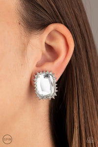 Insta Famous - White Earrings