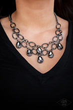 Load image into Gallery viewer, Show-Stopping Shimmer - Black Gunmetal Necklace