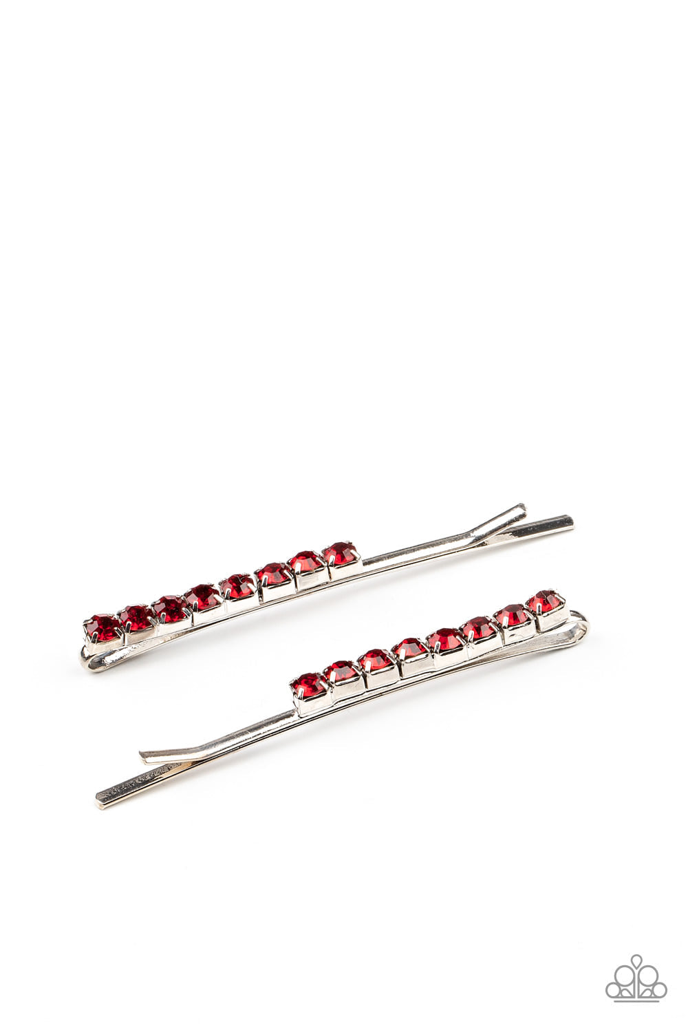 Satisfactory Sparkle - Red Bobby Pins