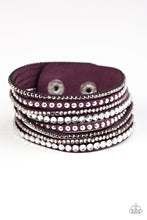 Load image into Gallery viewer, Guitars and Glitter - Purple Bracelet