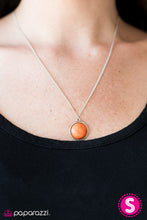 Load image into Gallery viewer, Sandstone Sunsets - Orange Necklace