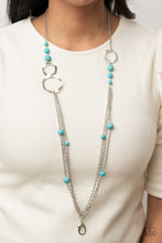 Load image into Gallery viewer, Local Charm - Blue Lanyard