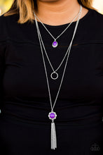 Load image into Gallery viewer, Floral Fanatic - Purple Necklace