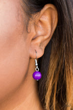 Load image into Gallery viewer, Floral Fanatic - Purple Necklace