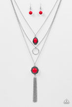 Load image into Gallery viewer, Floral Fanatic - Red Necklace
