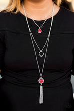 Load image into Gallery viewer, Floral Fanatic - Red Necklace