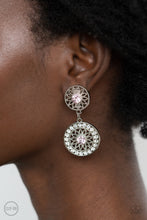 Load image into Gallery viewer, Life of The Garden Party - Pink Clip-On Earrings