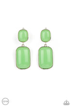 Load image into Gallery viewer, Meet Me At The Plaza - Green Clip-On Earrings