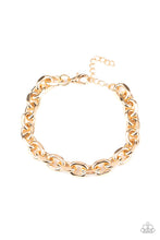 Load image into Gallery viewer, Titanium Titan - Gold Bracelet
