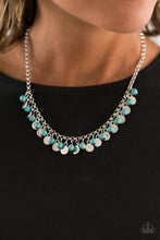 Load image into Gallery viewer, Prehistoric Prima Donna - Blue Necklace