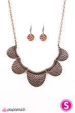 Load image into Gallery viewer, Prehistoric Princess - Copper Necklace