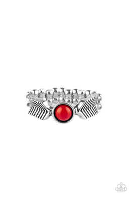 Awesomely ARROW-Dynamic - Red Dainty Ring