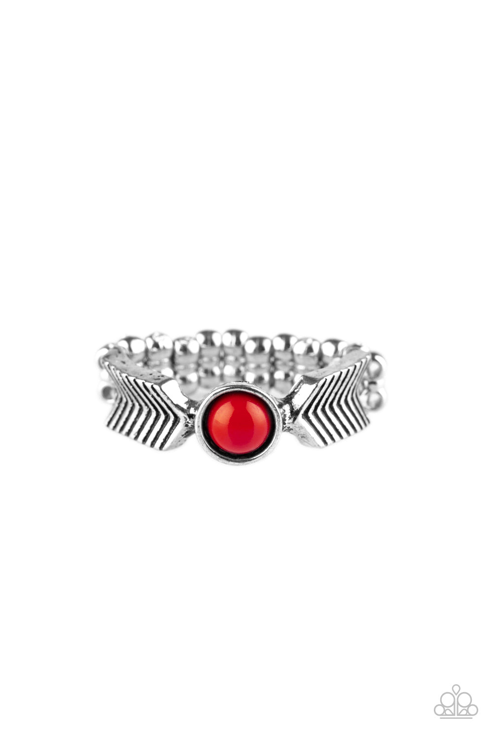 Awesomely ARROW-Dynamic - Red Dainty Ring