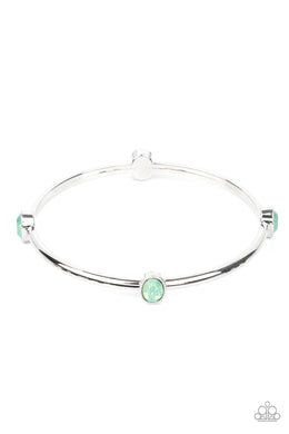 Gleam-Getter - Green Bangle Bracelet