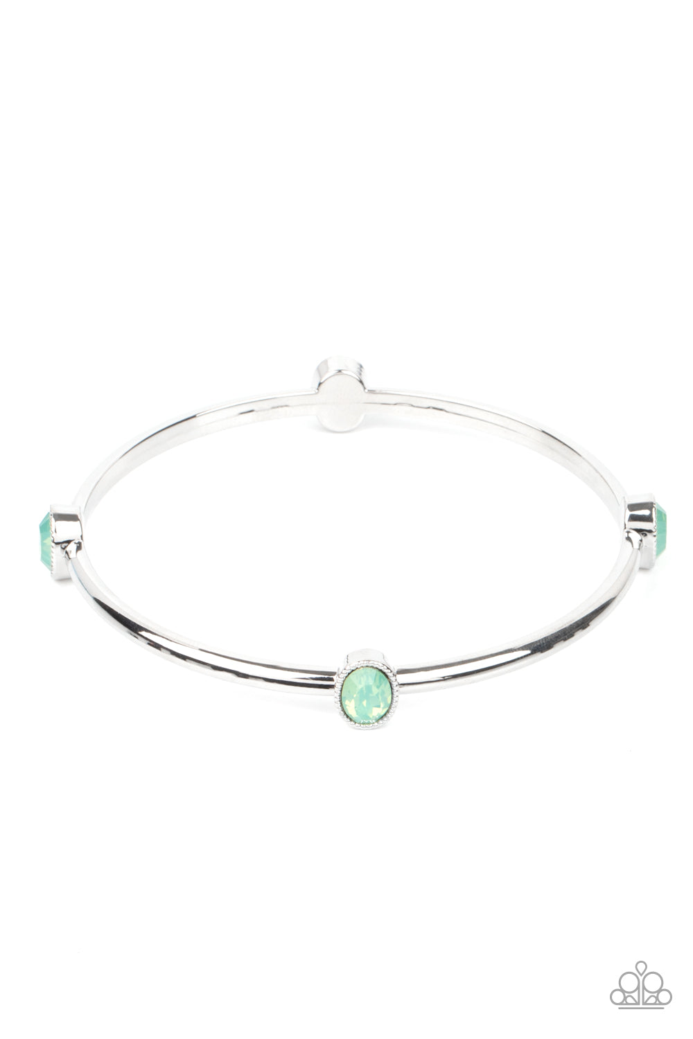 Gleam-Getter - Green Bangle Bracelet