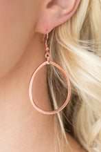 Load image into Gallery viewer, Monsoon Shimmer - Copper Earrings