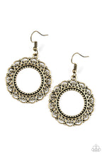 Load image into Gallery viewer, West Is Best - Brass Earrings