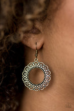 Load image into Gallery viewer, West Is Best - Brass Earrings