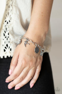 Fancifully Flighty - White Bracelet