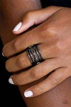 Load image into Gallery viewer, Way Wayward - Black Gunmetal Ring