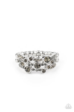 Bubbly Effervescence - Silver Dainty Ring