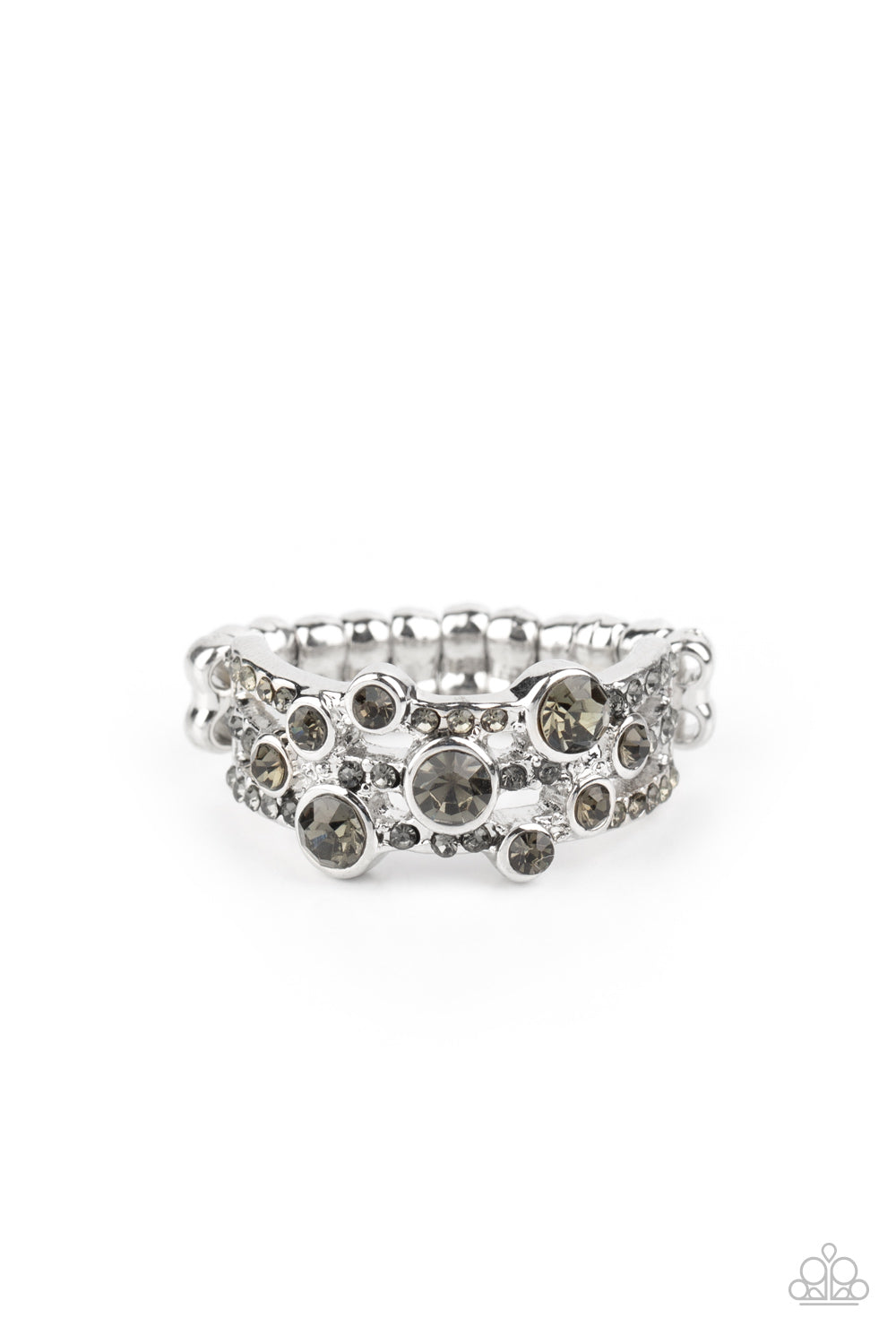 Bubbly Effervescence - Silver Dainty Ring