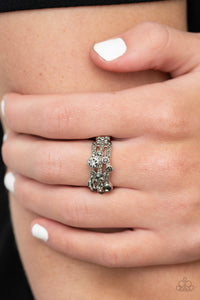 Bubbly Effervescence - Silver Dainty Ring