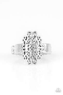 Full Of HAUTE Air - Silver Dainty Ring