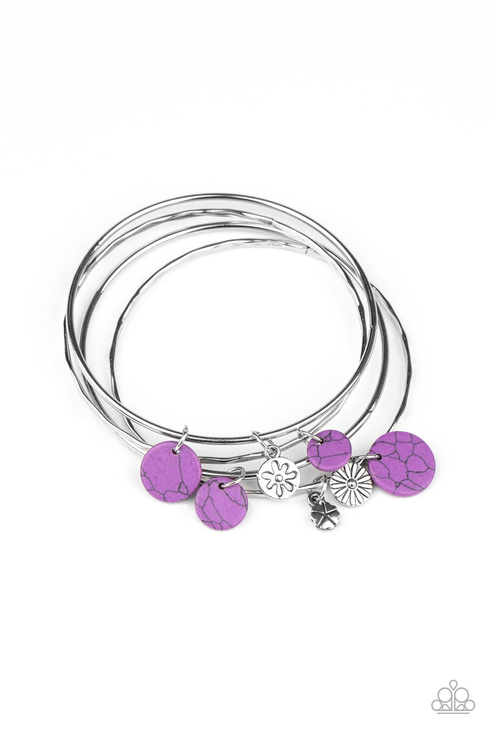 Prairie Plains - Purple Set of Bracelets