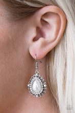 Load image into Gallery viewer, Red Carpet Sparkle - White Earrings
